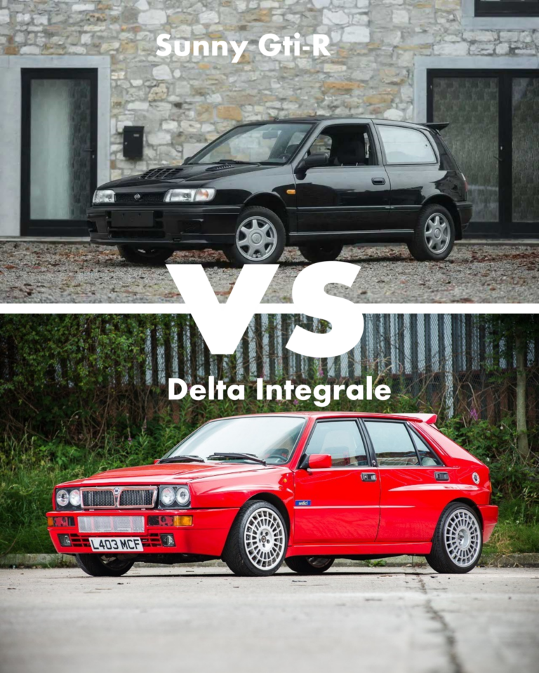 NISSAN SUNNY GTI-R VS LANCIA DELTA INTEGRALE EVO 2