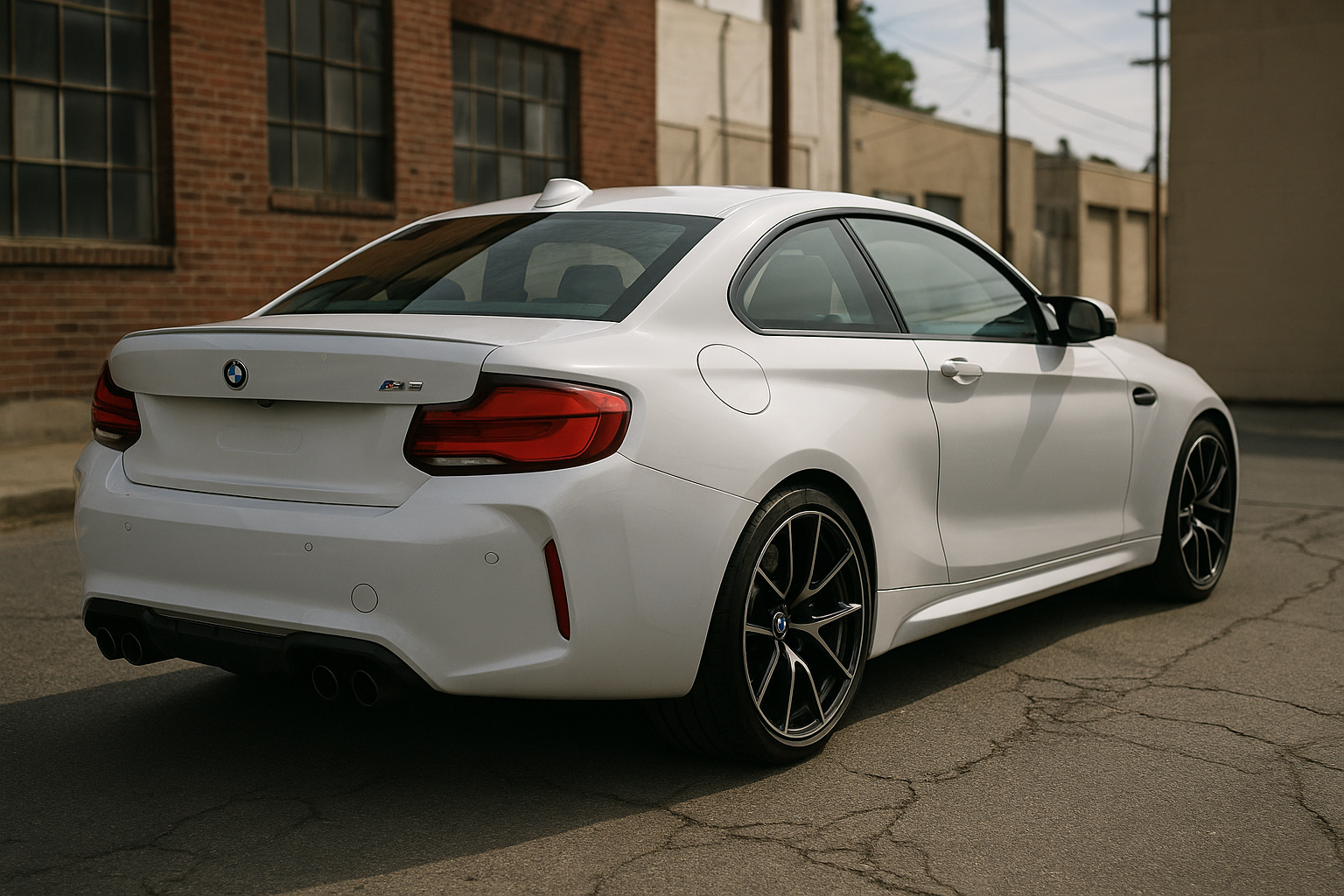 BMW M2 blanco para el post sobre comprar bmw m2 blanco importado desde alemania